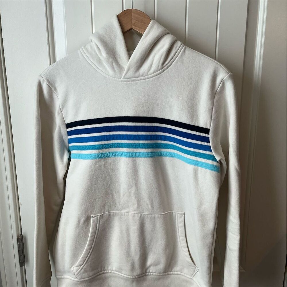 GAP Men's Striped Pullover Hoodie Multicolor Long Sleeve Size S